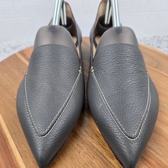 M. Gemi The Stellato Gray Leather Slip On Casual Daily Loafer Flats Women 40 - Picture 7 of 13